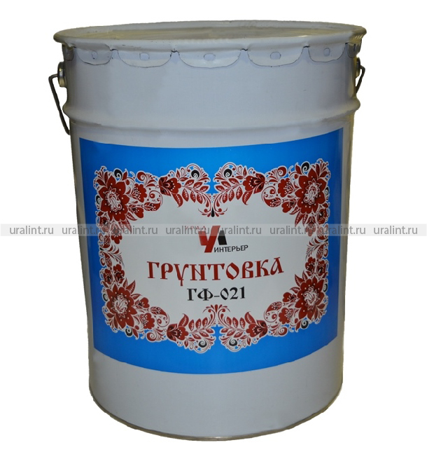 Грунт ГФ-021 красно-коричневый, 25кг Интерьер