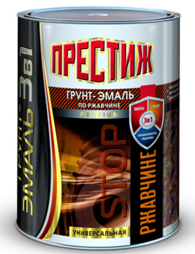 Грунт-эмаль 3 в 1 синяя 1,9кг. Престиж Грунт-эмаль 3 в 1 синяя 1,9кг. Престиж