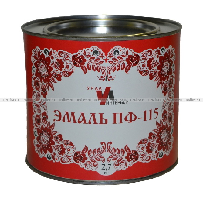 Эмаль ПФ-115 светло-серая, 2,7кг Интерьер