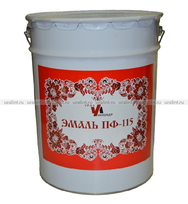 Эмаль ПФ-115 белая, 25кг Интерьер