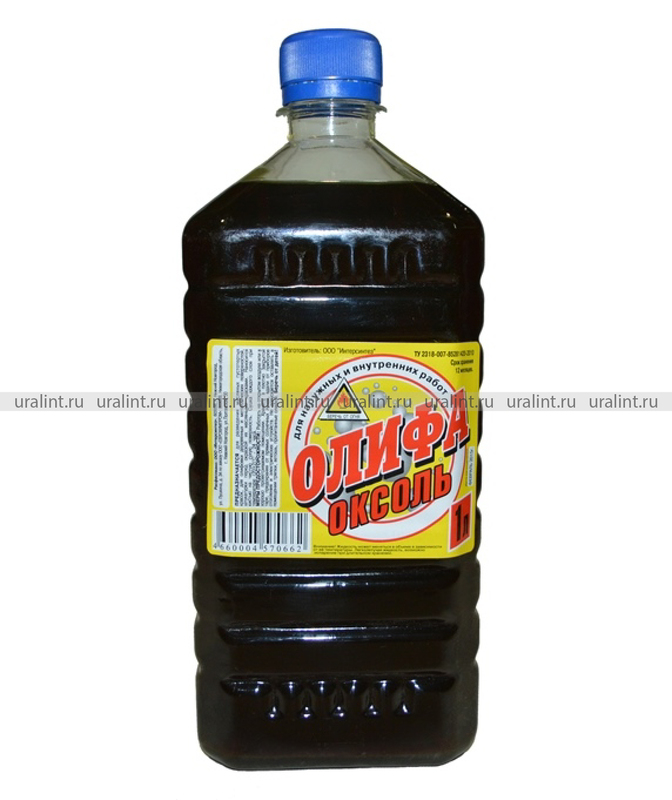 Олифа (пластик),  1л