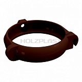 Хомут трубы d80 ROHRFIT MEISTER RAL 8019 коричневый