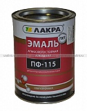 Эмаль ПФ-115 зеленая,  1кг. Лакра
